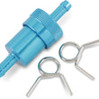 Load image into Gallery viewer, Emgo Anodized Aluminum Fuel Filter - Blue - 5/16" 14-34431 - Main Product View