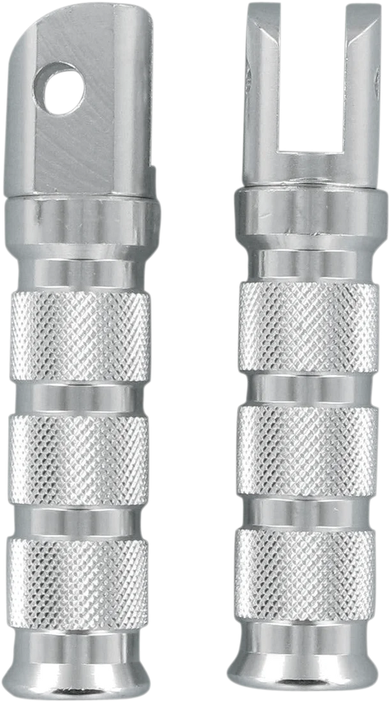 Emgo Front Footpegs - Silver fits Honda - Main Product View