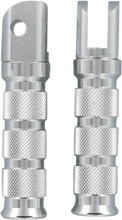 Load image into Gallery viewer, Emgo Front Footpegs - Silver fits Honda - Main Product View