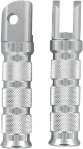 Emgo Front Footpegs - Silver fits Honda - Main Product View