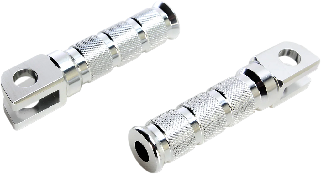 Emgo Front Footpegs - Silver fits Suzuki - Main Product View