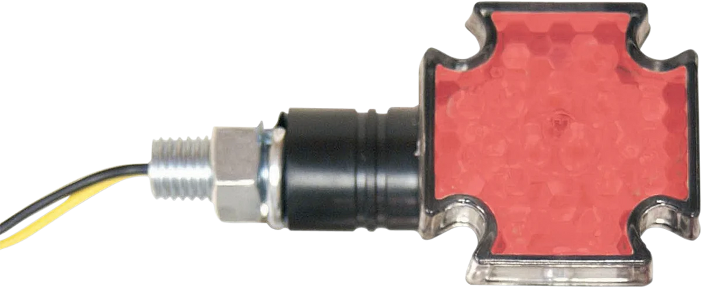 Emgo LED Maltese Marker Lights - Black/Red 61-99154 - Main Product View