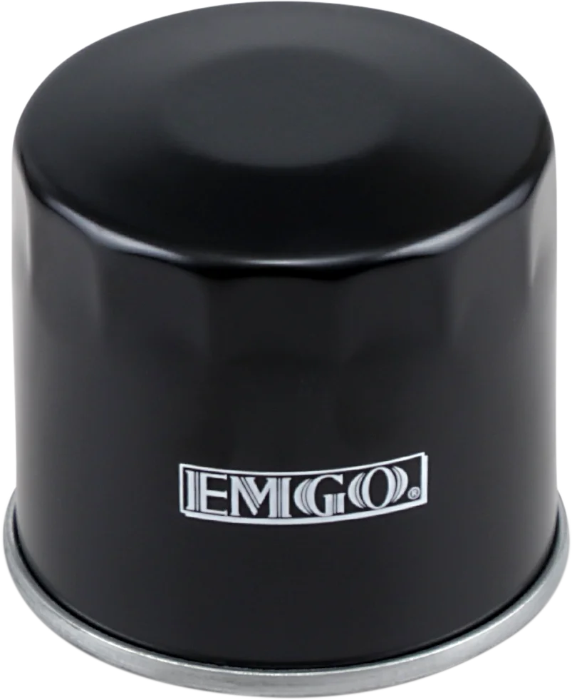 Emgo Micro-Tech Oil Filter - Black - Main Product View