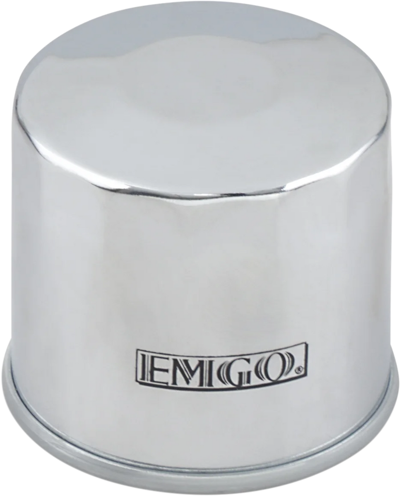 Emgo Micro-Tech Oil Filter - Chrome - Main Product View