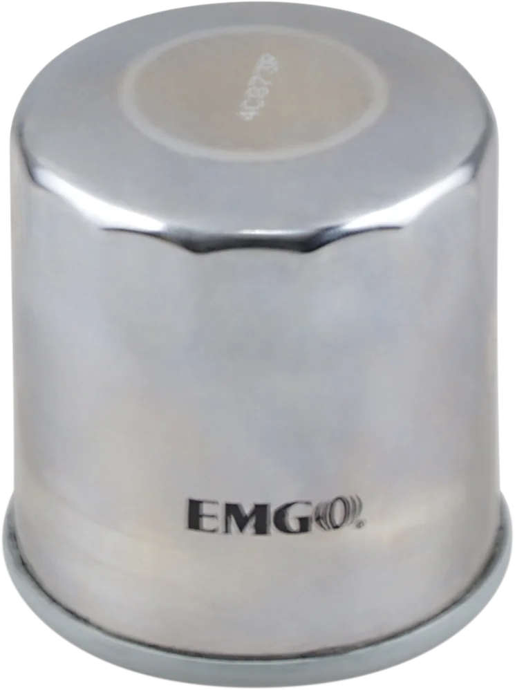 Emgo Micro-Tech Oil Filter - Chrome - Main Product View