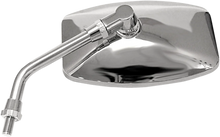 Load image into Gallery viewer, Emgo Mirror - "Big One"/Cruiser - Side View - Rectangle - M10 x 1.25 - Chrome - Each 20-42461 - Main Product View