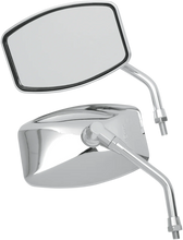 Load image into Gallery viewer, Emgo Mirror - "Big One"/Cruiser - Side View - Rectangle - M10 x 1.25 - Chrome - Each 20-42461 - Side View