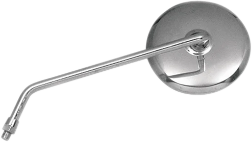 Emgo Mirror - CB-Style - Side View - Round - Chrome - Main Product View