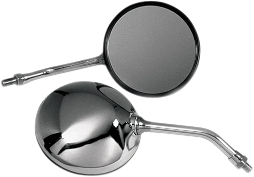 Emgo Mirror - CB-Style - Side View - Round - Chrome - Main Product View