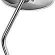 Load image into Gallery viewer, Emgo Mirror - Die-Cast - Chopper - Side View - Oval - M10 x 1.25 - Chrome - Left - Main Product View