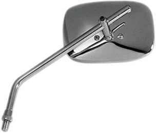 Emgo Mirror - Die-Cast - Plain - Side View - Rectangle - M10 x 1.25 - Chrome - Left/Right - Main Product View