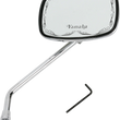 Load image into Gallery viewer, Emgo Mirror - Die-Cast - Scrolled - Side View - Rectangle - M10 x 1.25 (Left Hand) - Chrome fits Yamaha - Main Product View