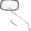Load image into Gallery viewer, Emgo Mirror - Die-Cast - V-Twin Scrolled - Side View - Rectangle - M10 x 1.25 (Left Hand) - Chrome - Main Product View