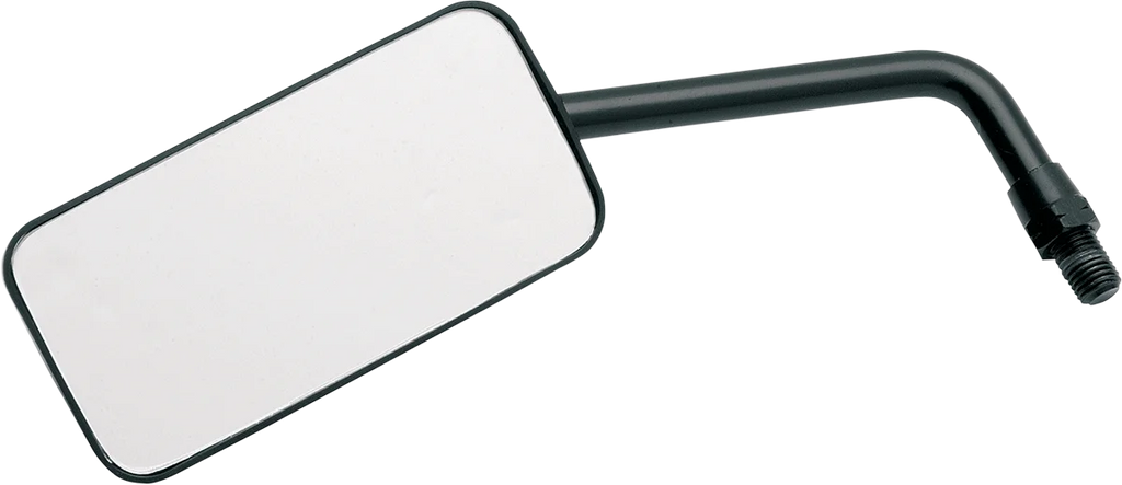 Emgo Mirror - Eurosport - Side View - Reverse Thread - Rectangle - Black - Right - Main Product View