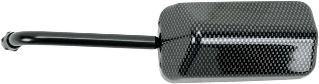 Emgo Mirror - Eurosport - Side View - Standard - Rectangle - Carbon Fiber - Right/Left - Side View