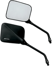 Load image into Gallery viewer, Emgo Mirror - GP Sport - Side View - Short - Rectangle - Black - Main Product View