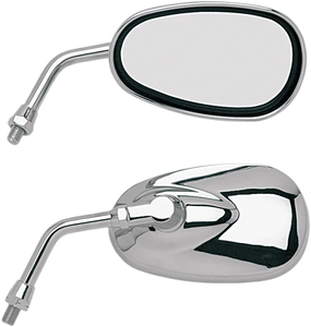 Emgo Mirror - 'Lil' Cruiser - Side View - Oval - Chrome - Left/Right - Main Product View