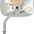 Load image into Gallery viewer, Emgo Mirror - "Live to Ride" - Side View - Rectangle - Gold/Chrome - Left - Main Product View