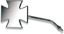Load image into Gallery viewer, Emgo Mirror - Maltese - Side View - Cross - Chrome - Left - For Euro/Japanese Models 20-34842A - Main Product View