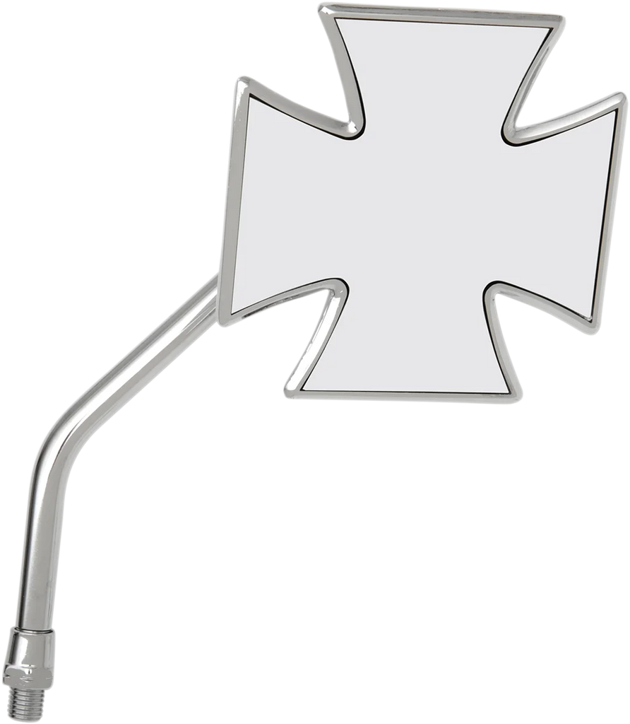 Emgo Mirror - Maltese - Side View - Cross - Chrome - Left - For Euro/Japanese Models 20-34842A - Side View