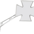Load image into Gallery viewer, Emgo Mirror - Maltese - Side View - Cross - Chrome - Right - Universal 20-34863A - Main Product View