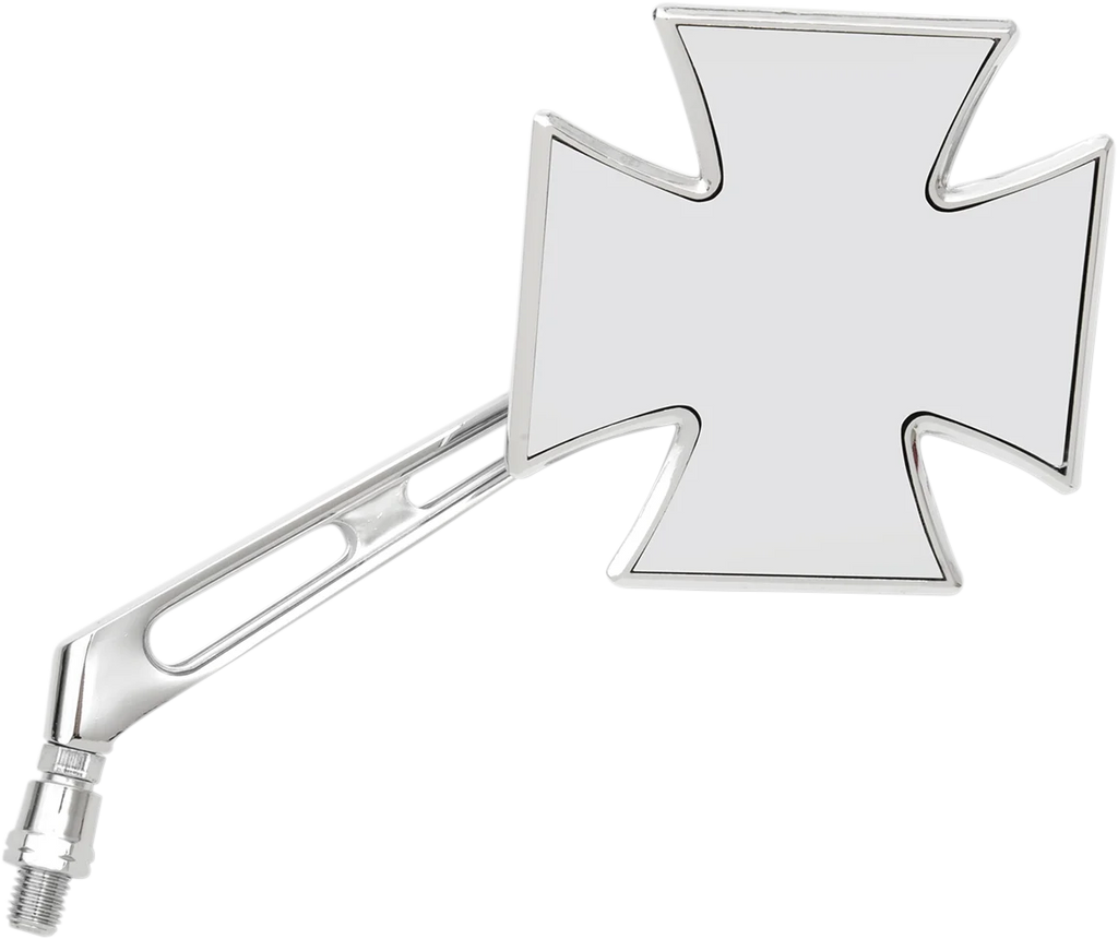 Emgo Mirror - Maltese - Side View - Cross - Chrome - Right - Universal 20-34863A - Main Product View