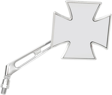 Load image into Gallery viewer, Emgo Mirror - Maltese - Side View - Cross - Chrome - Right - Universal 20-34863A - Main Product View
