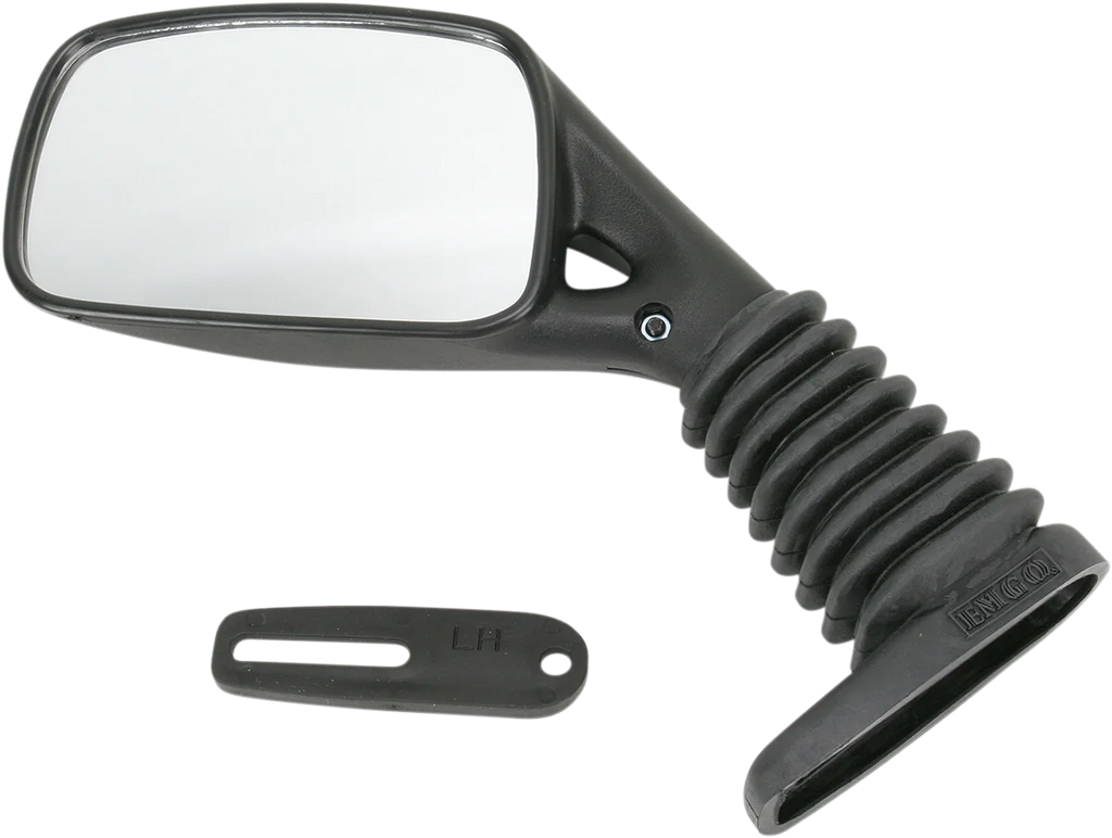 Emgo Mirror - Mark II - Side View - Rectangle - Black - Left - Main Product View