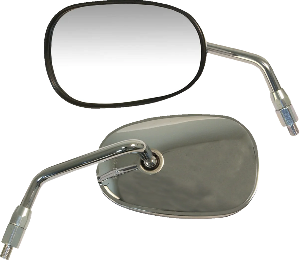 Emgo Mirror - OEM-Style Replacement - Rectangle - Chrome - Left 20-29712 - Main Product View