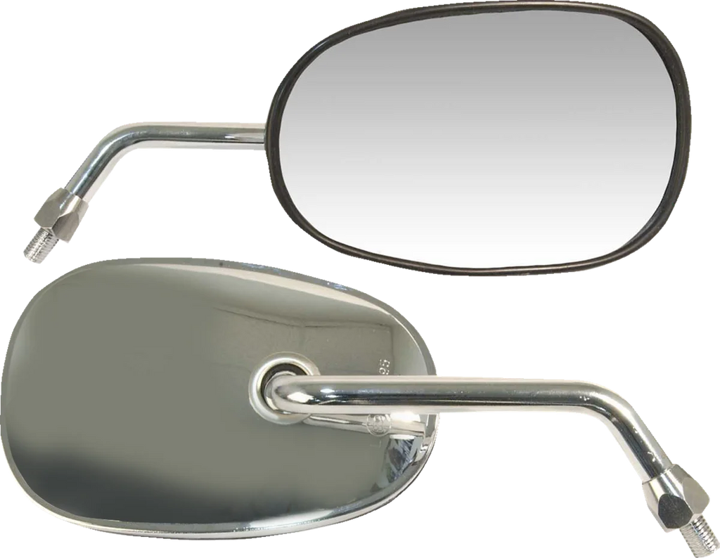 Emgo Mirror - OEM-Style Replacement - Rectangle - Chrome - Left 20-29722 - Main Product View