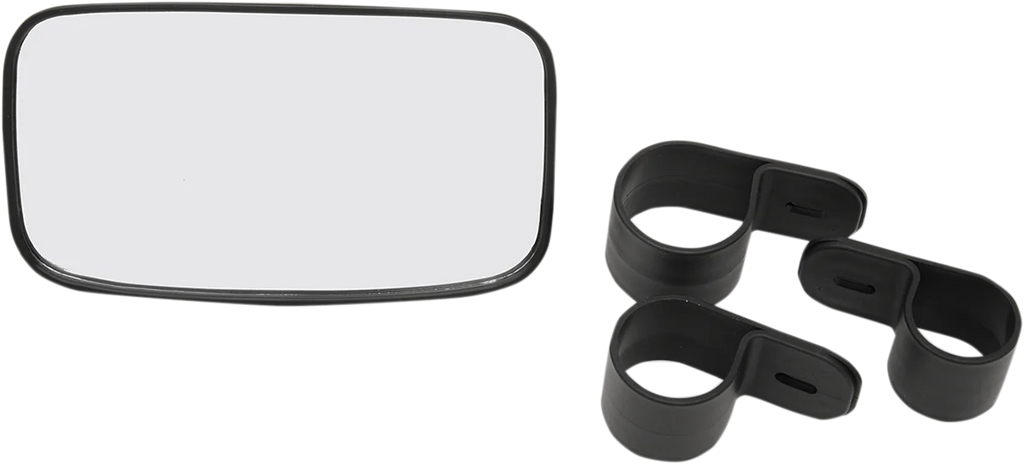 Emgo Mirror - Rear View - Rectangle - Black 20-64574 - Main Product View