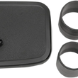 Load image into Gallery viewer, Emgo Mirror - Rear View - Rectangle - Black 20-64574 - Side View