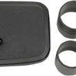 Load image into Gallery viewer, Emgo Mirror - Rear View - Rectangle - Black 20-64574 - Side View