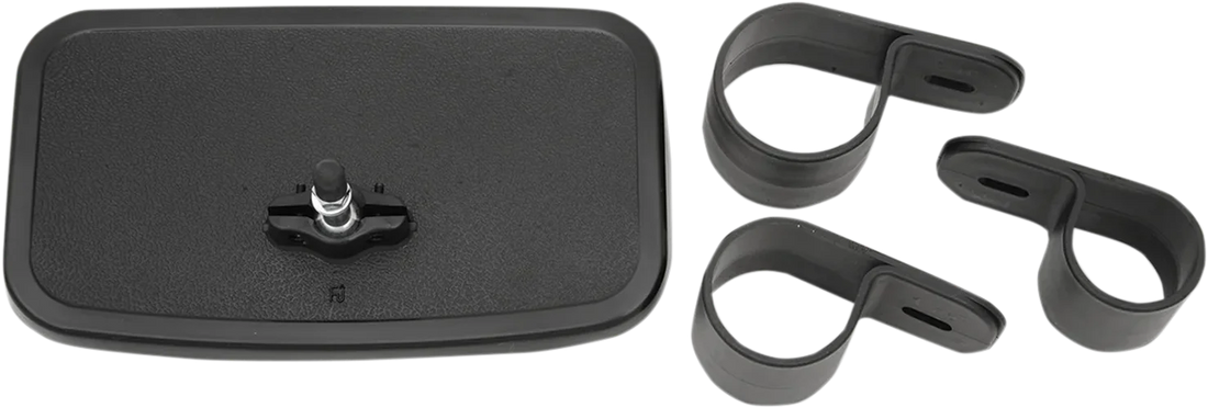 Emgo Mirror - Rear View - Rectangle - Black 20-64574 - Side View