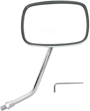 Load image into Gallery viewer, Emgo Mirror - "Ride Free" - Side View - Rectangle - M10 x 1.25 (Left Hand) - Chrome - Right - Side View