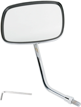 Load image into Gallery viewer, Emgo Mirror - "Ride Free" - Side View - Rectangle - M10 x 1.25 (Left Hand) - Gold/Chrome - Right - Side View