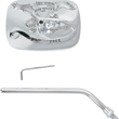 Load image into Gallery viewer, Emgo Mirror - "Ride Free" - Side View - Rectangle - M10 x 1.25 (Left Hand) - Gold/Chrome - Right - Detail View