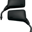 Load image into Gallery viewer, Emgo Mirror - Roadhawk - Side View - Rectangle - Short - M10 x 1.25 - Black - Main Product View