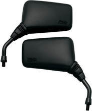Load image into Gallery viewer, Emgo Mirror - Roadhawk - Side View - Rectangle - Short - M10 x 1.25 - Black - Main Product View