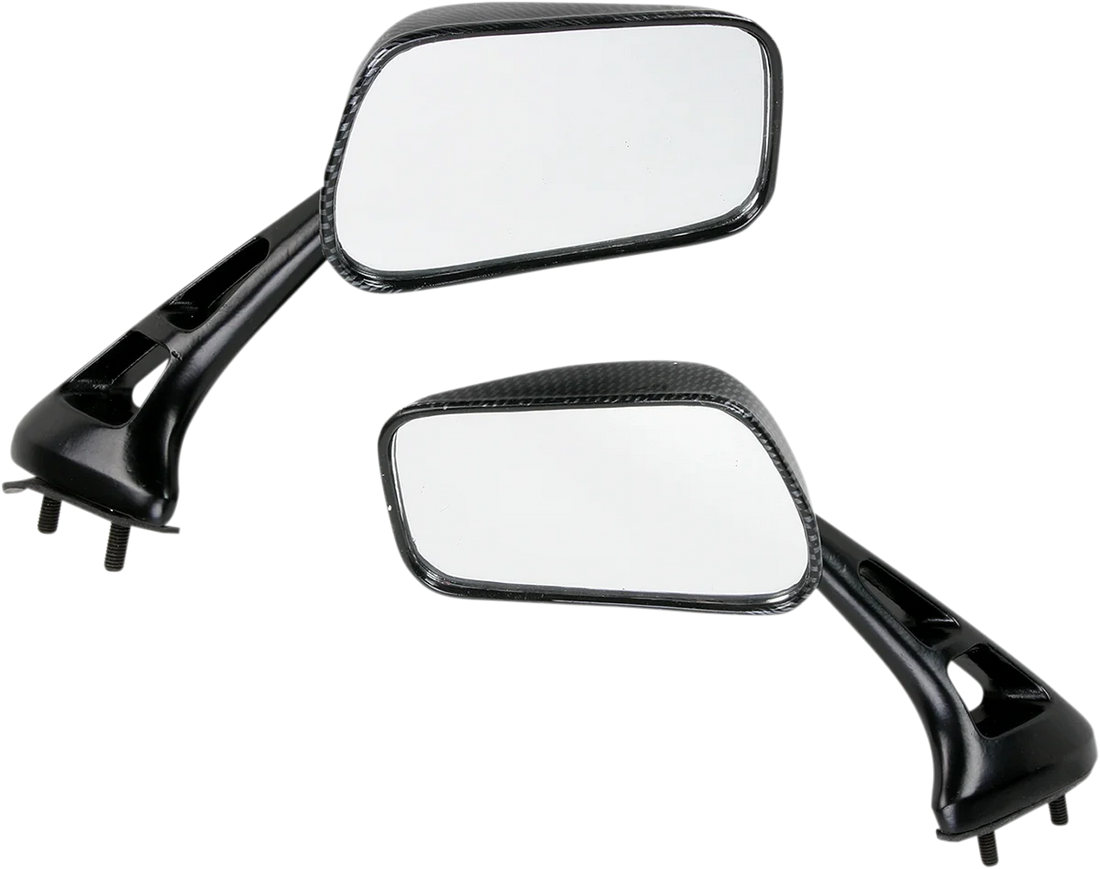 Emgo Mirror Set - Mini - Black 20-69760 - Side View