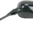 Load image into Gallery viewer, Emgo Mirror - Side View - Black/Carbon Fiber - Rectangle - Left - Kawasaki 20-43014 - Side View