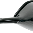 Load image into Gallery viewer, Emgo Mirror - Side View - Black/Carbon Fiber - Rectangle - Left - Kawasaki 20-43054 - Main Product View