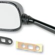 Load image into Gallery viewer, Emgo Mirror - Side View - Black/Carbon Fiber - Rectangle - Left - Suzuki 20-69774 - Main Product View