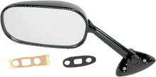 Load image into Gallery viewer, Emgo Mirror - Side View - Black/Carbon Fiber - Rectangle - Left - Suzuki 20-69784 - Main Product View