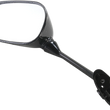 Load image into Gallery viewer, Emgo Mirror - Side View - Black/Carbon Fiber - Rectangle - Left - Suzuki 20-97204 - Main Product View