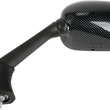 Load image into Gallery viewer, Emgo Mirror - Side View - Black/Carbon Fiber - Rectangle - Left - Yamaha 20-37444 - Main Product View