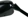 Load image into Gallery viewer, Emgo Mirror - Side View - Black/Carbon Fiber - Rectangle - Right - Kawasaki 20-43033 - Main Product View