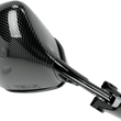 Load image into Gallery viewer, Emgo Mirror - Side View - Black/Carbon Fiber - Rectangle - Right - Kawasaki 20-43053 - Main Product View