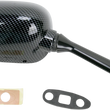 Load image into Gallery viewer, Emgo Mirror - Side View - Black/Carbon Fiber - Rectangle - Right - Suzuki 20-69773 - Side View