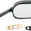Load image into Gallery viewer, Emgo Mirror - Side View - Black/Carbon Fiber - Rectangle - Right - Suzuki 20-69783 - Main Product View